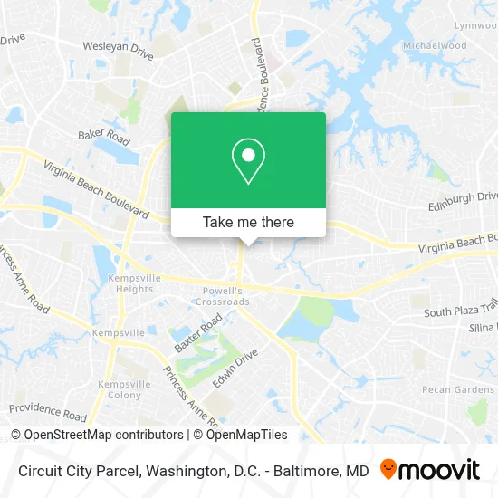 Circuit City Parcel map