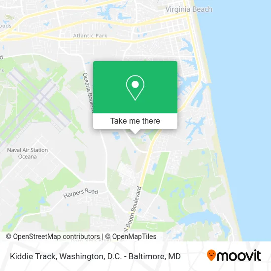 Kiddie Track map