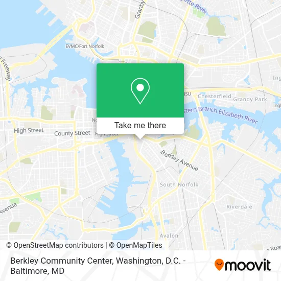 Berkley Community Center map