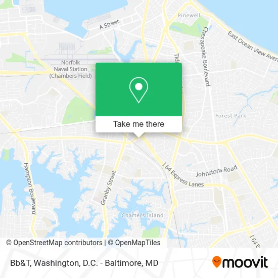 Bb&T map