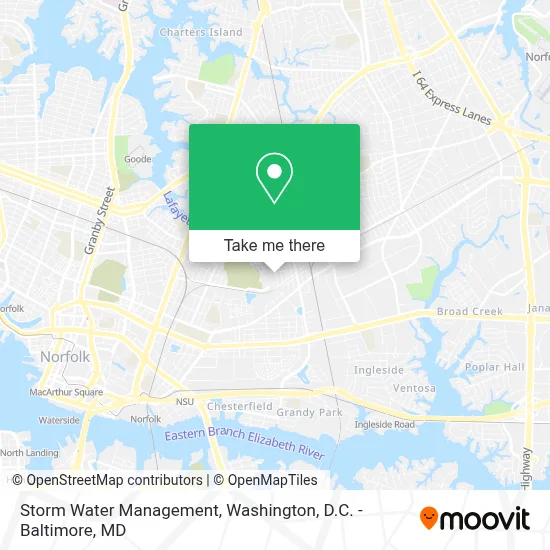 Storm Water Management map