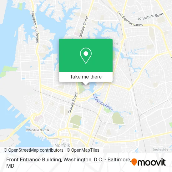 Front Entrance Building map