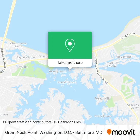 Great Neck Point map