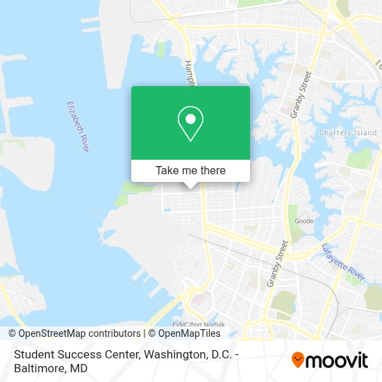 Student Success Center map
