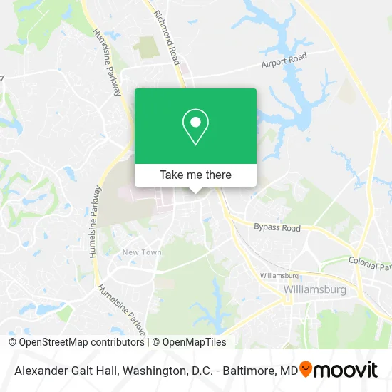 Alexander Galt Hall map