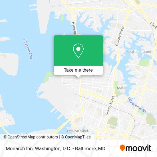 Monarch Inn map