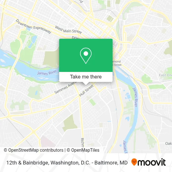 12th & Bainbridge map