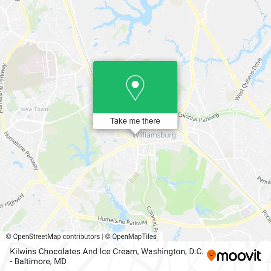 Kilwins Chocolates And Ice Cream map