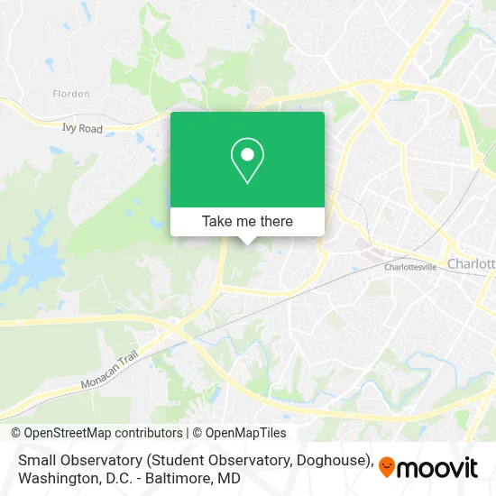 Small Observatory (Student Observatory, Doghouse) map