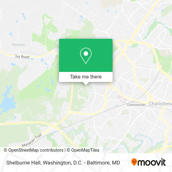 Shelburne Hall map