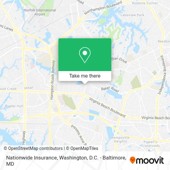 Nationwide Insurance map