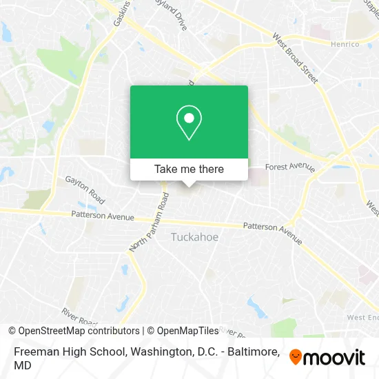 Freeman High School map
