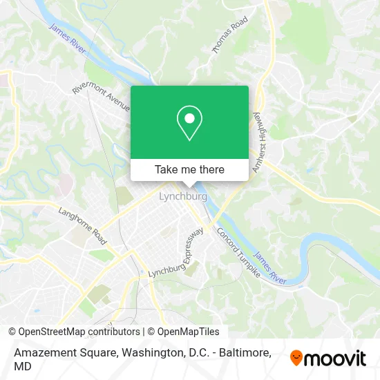 Amazement Square map