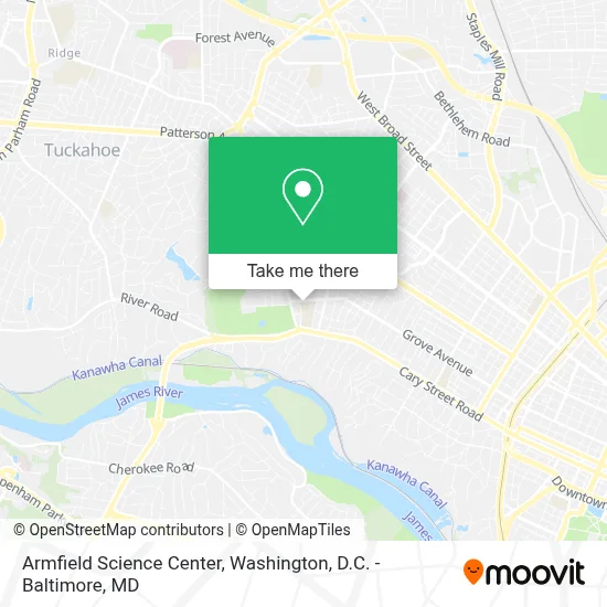 Armfield Science Center map