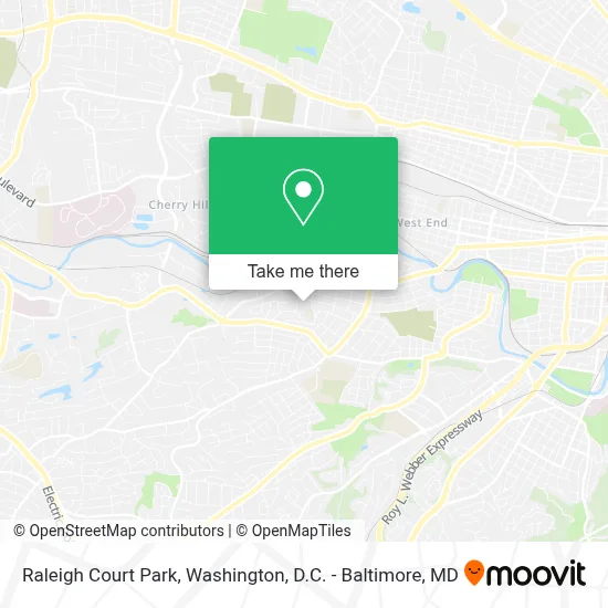 Raleigh Court Park map