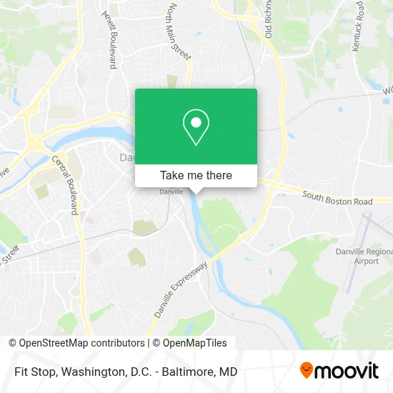 Fit Stop map