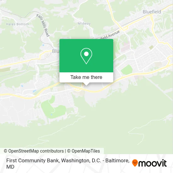 First Community Bank map