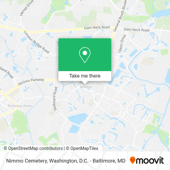 Nimmo Cemetery map