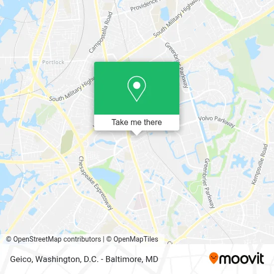 Geico map