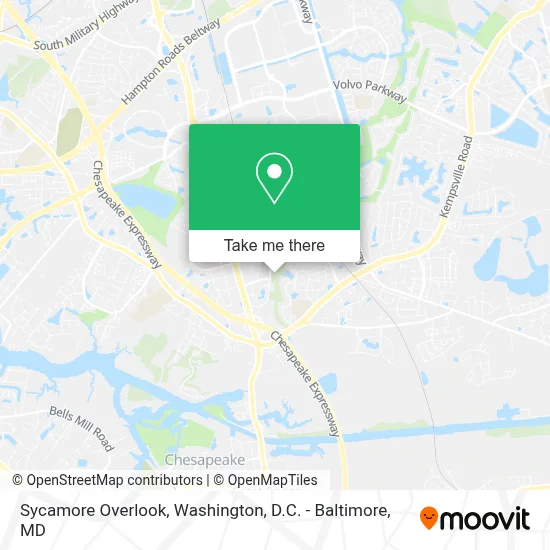 Sycamore Overlook map