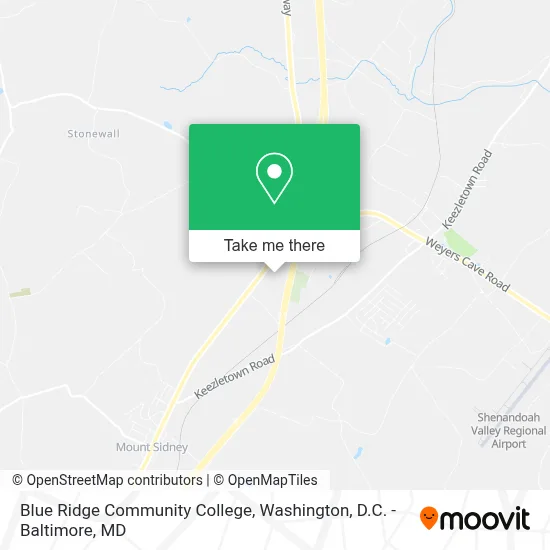 Blue Ridge Community College map