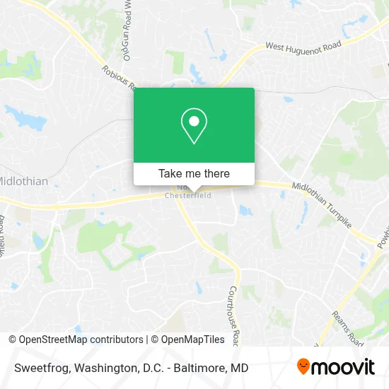 Sweetfrog map