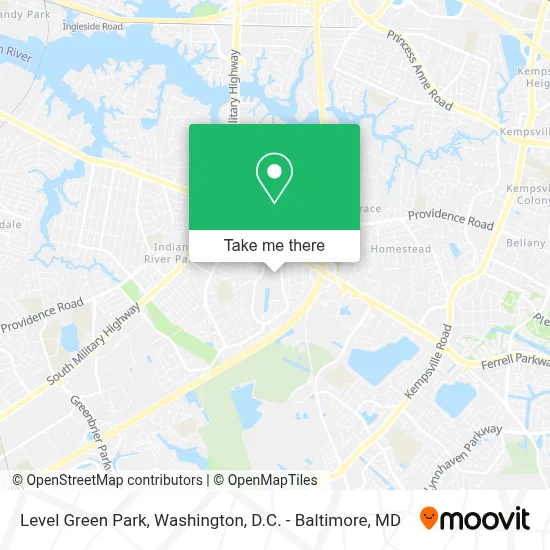 Level Green Park map