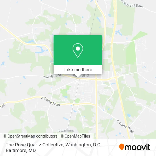 The Rose Quartz Collective map
