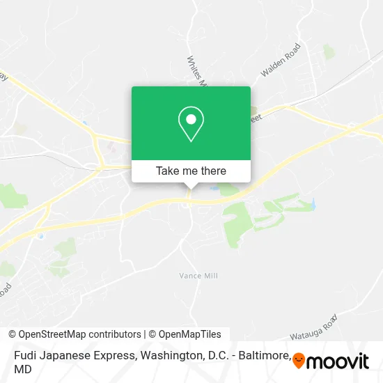 Fudi Japanese Express map