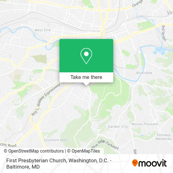 First Presbyterian Church map