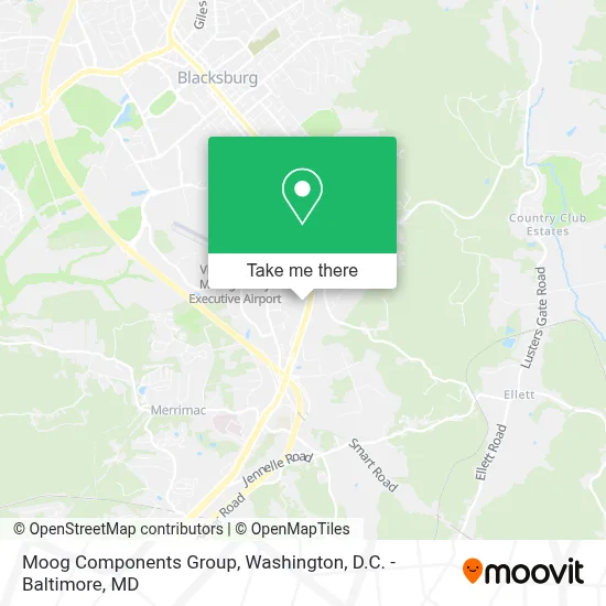 Moog Components Group map