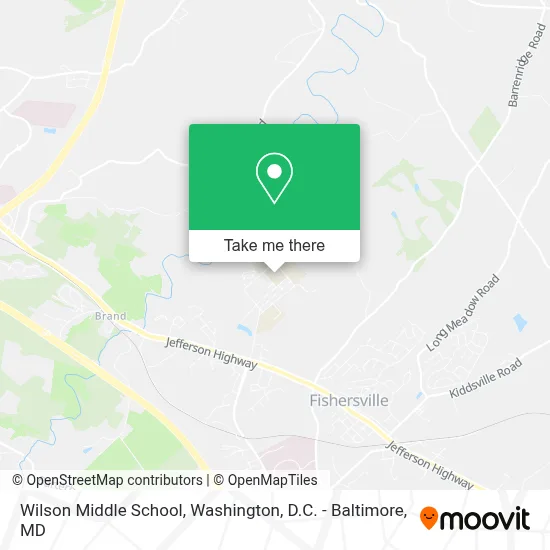 Wilson Middle School map