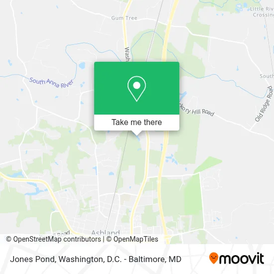 Jones Pond map