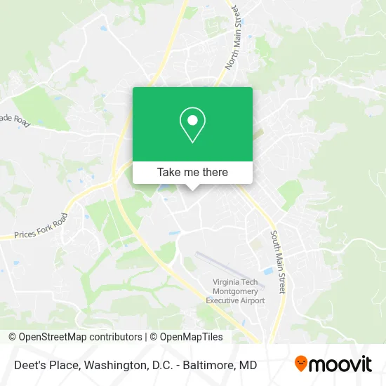 Deet's Place map
