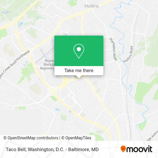 Taco Bell map