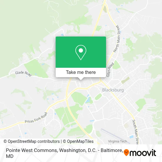 Pointe West Commons map