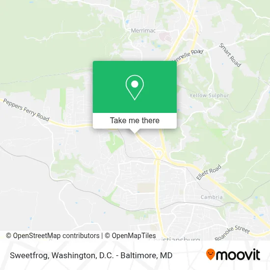 Sweetfrog map