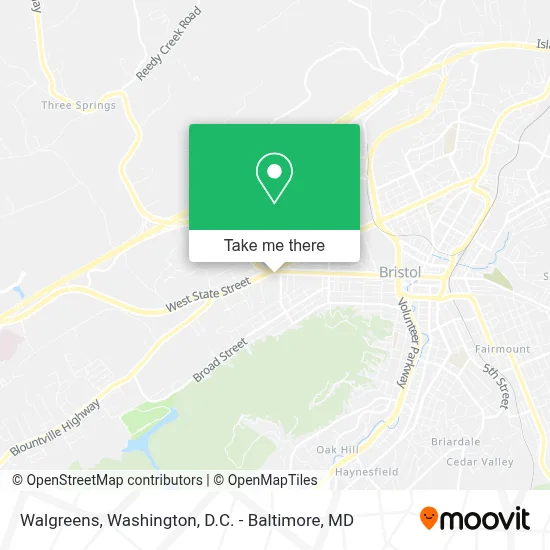 Walgreens map