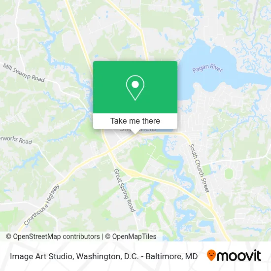 Image Art Studio map