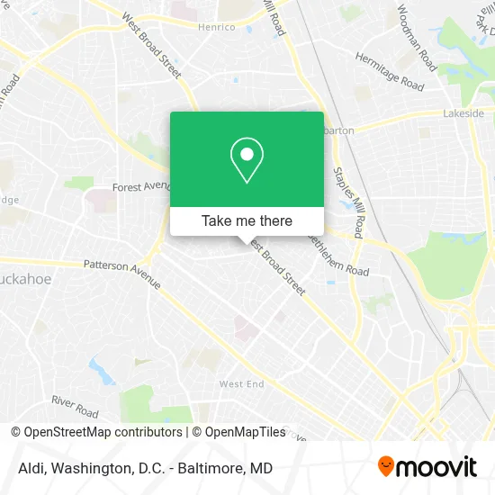 Aldi map