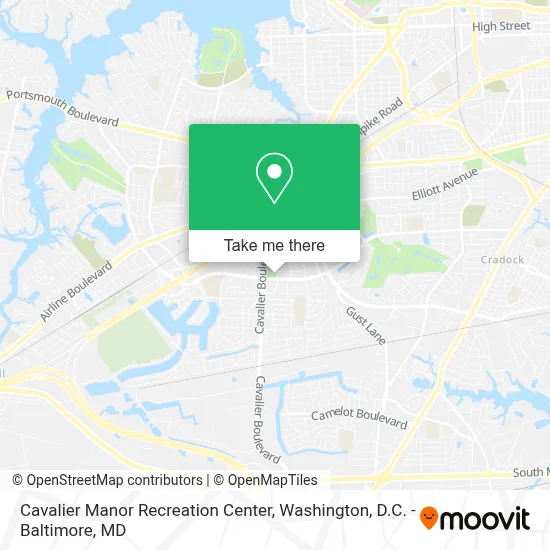 Cavalier Manor Recreation Center map