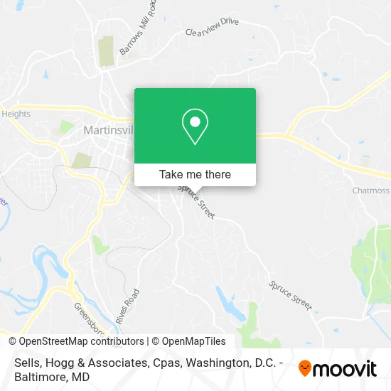Sells, Hogg & Associates, Cpas map