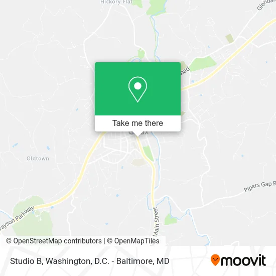 Studio B map