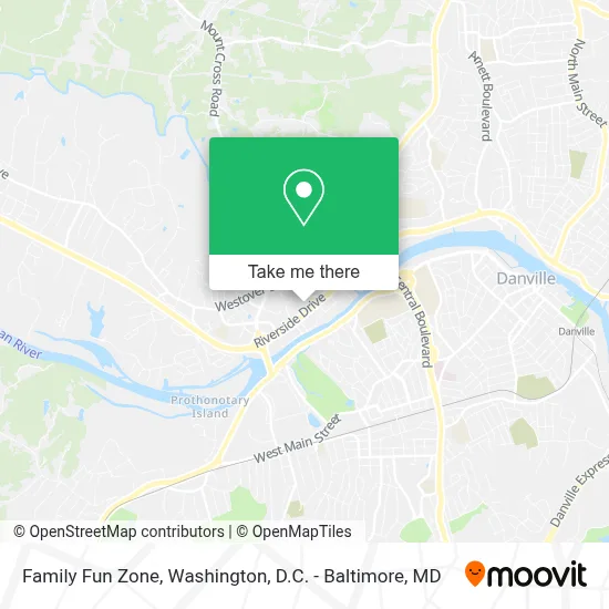 Family Fun Zone map