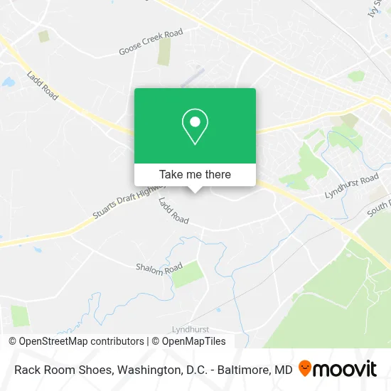 Rack Room Shoes map