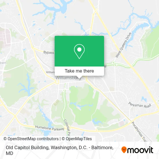 Old Capitol Building map