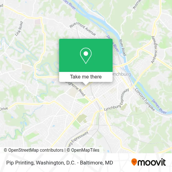 Pip Printing map