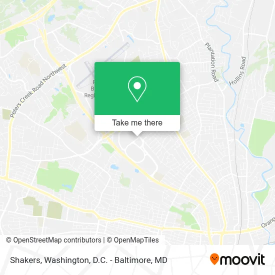 Shakers map