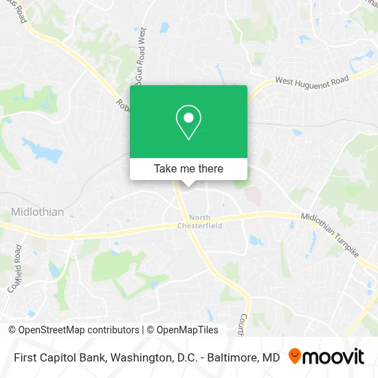 First Capitol Bank map