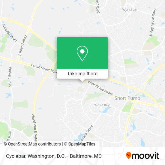 Cyclebar map